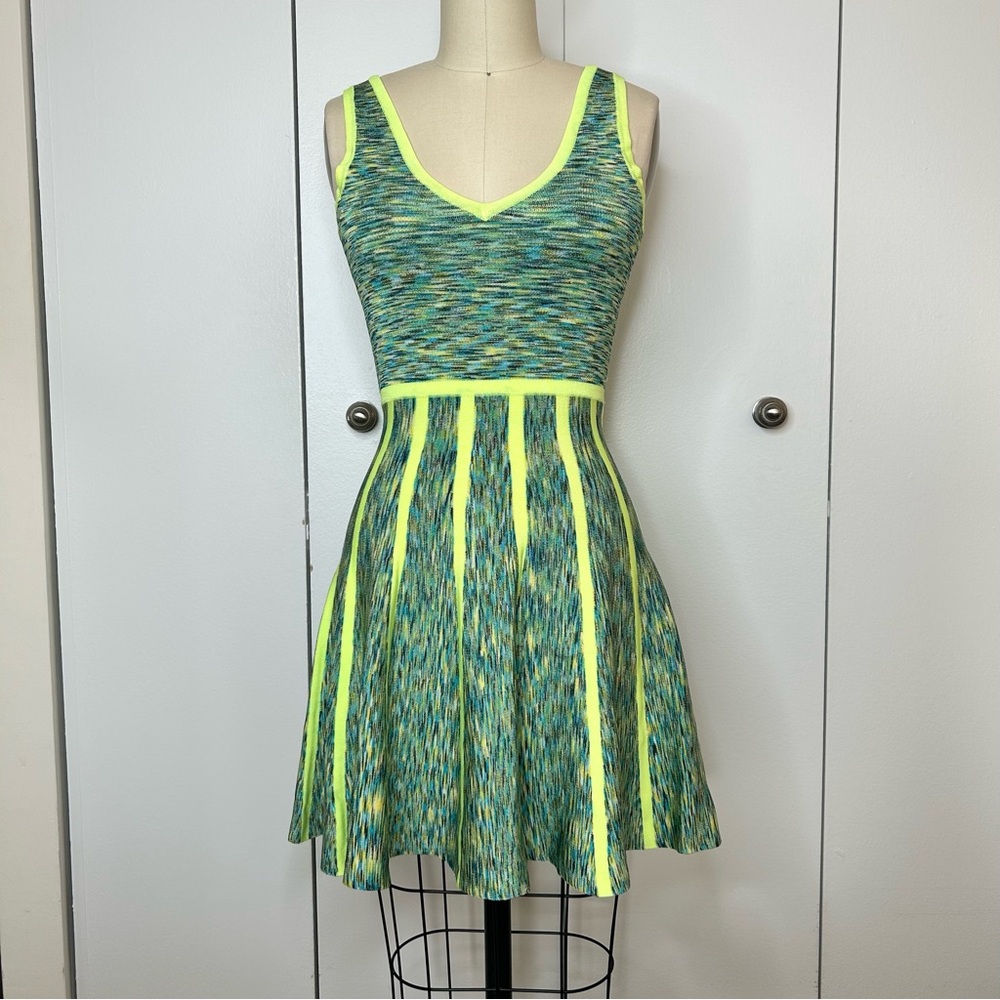 Bebe Fit & Flare Knit Dress